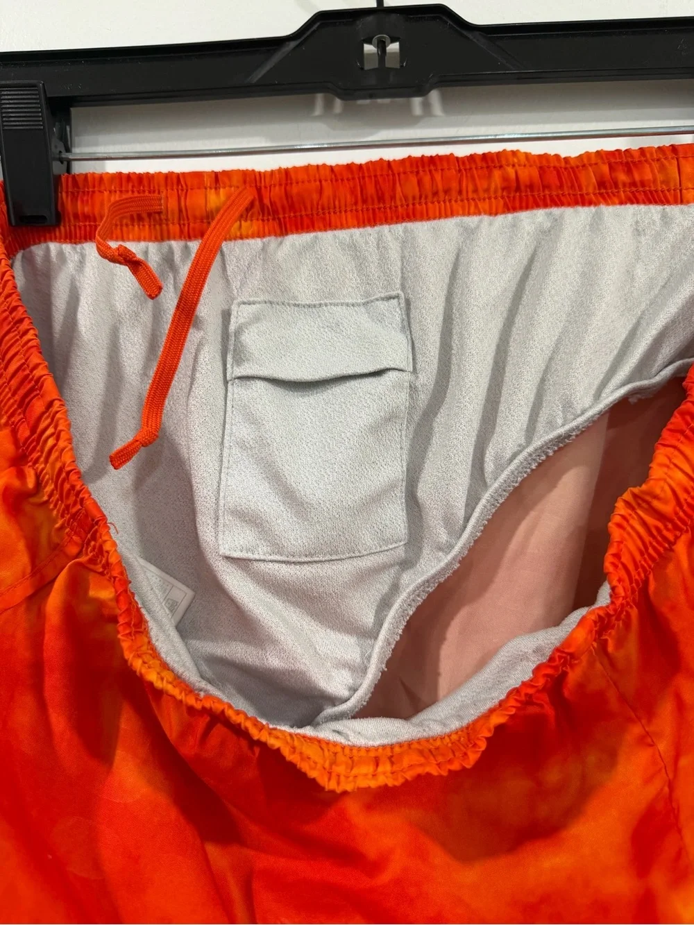 Nike Orange Tie-Dye Running Shorts